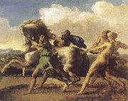 Theodore Gericault Slaves Restraining a House oil painting on canvas